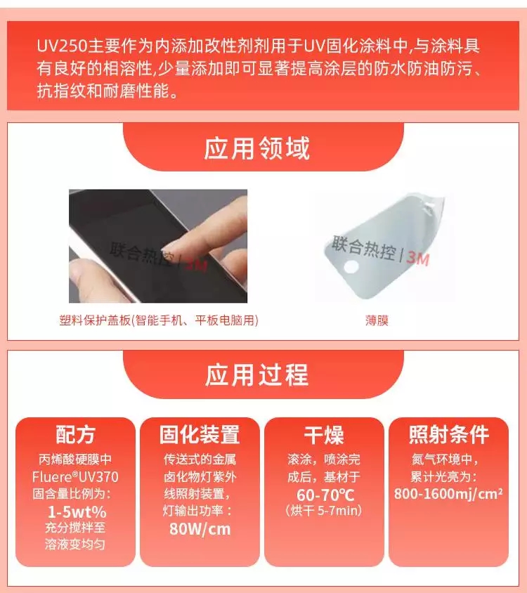 FluereUV-250涂料防污添加助劑應用領(lǐng)域